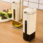 Karaca Luminous, 3-Piece Glass Oil and Vinegar Bottle, Inox