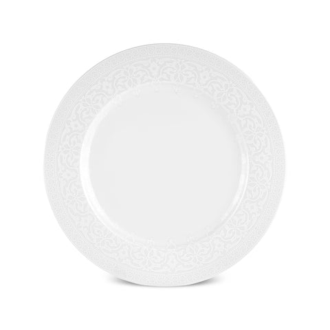 Karaca New Dome 6 Kişilik 24 Parça Yemek Takımı, Beyaz