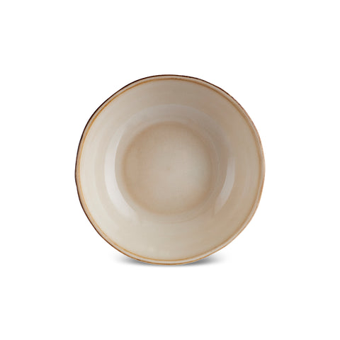 Karaca Aria Beige Reactive Serving Plate, 12 cm