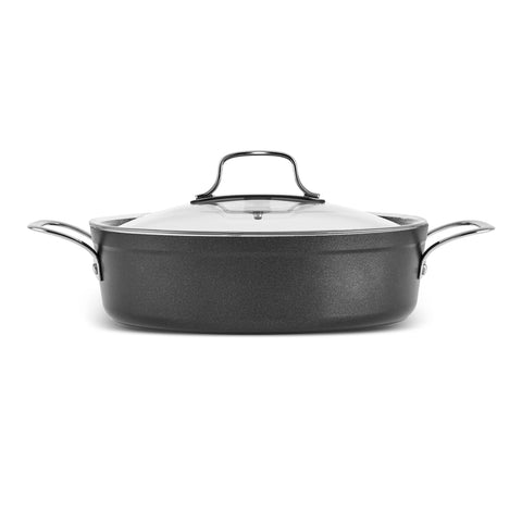 Karaca Biogranit Power-Inox Monet – 8 Parça Tencere ve Tava Seti Siyah