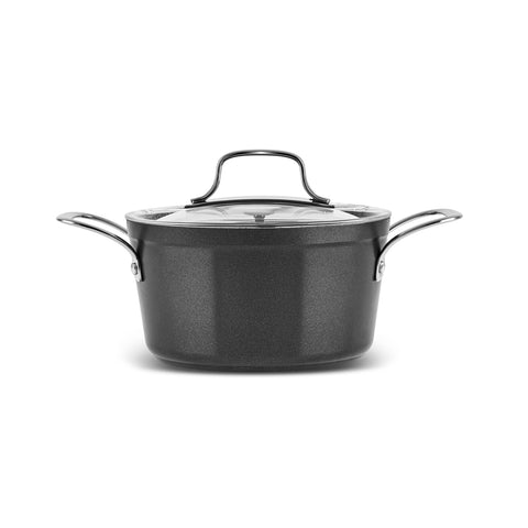 Karaca Biogranit Power-Inox Monet – 8 Parça Tencere ve Tava Seti Siyah