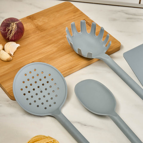 Karaca Simple 5-teiliges Küchenutensilien-Set, Grau