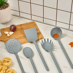 Karaca Simple 5-Piece Utensil Set, Grey
 