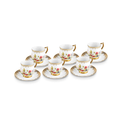 Karaca Yeşim 6-teiliges Kaffeetassen-Set, 100ML