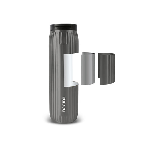 Karaca Rimo Leakproof Stainless Steel Thermos 600 ml Anthracite