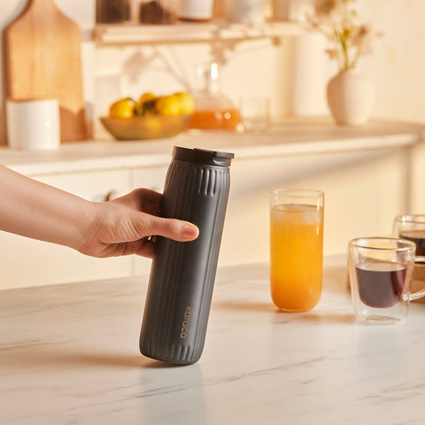 Karaca Rimo Leakproof Stainless Steel Thermos 600 ml Anthracite