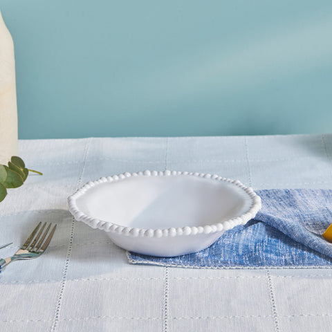 Karaca Perla, Melamine Deep Plate, 22cm, White