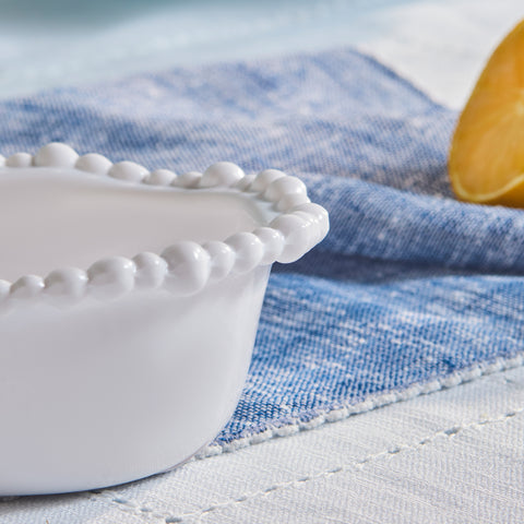 Karaca Perla Melamine Snack Bowl, 13cm, White  