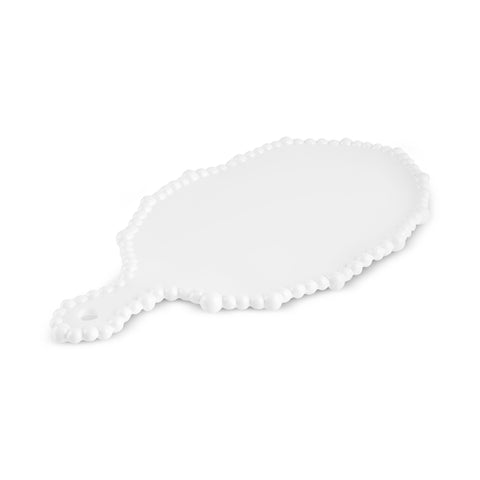 Karaca Perla Melamin-Servierplatte, 28 cm, Weiß