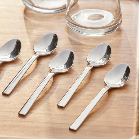 Karaca Sedir Silber 6-teiliges Teelöffel-Set in Box