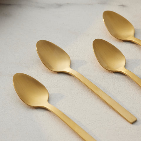 Karaca Sedir Gold 6-teiliges Teelöffel-Set in Box