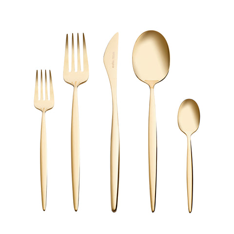 Karaca Lızbon Gold 6-Personen 30-teiliges Besteckset