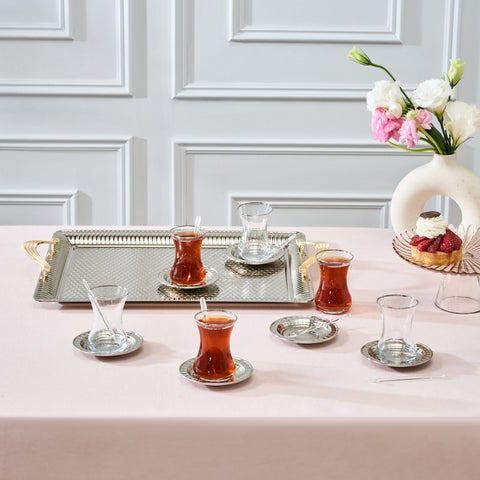 Karaca Nehir 19-teiliges Teeservice