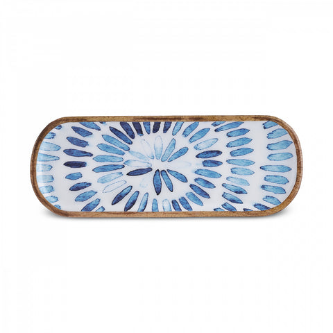 Karaca Home Mango Serving Platter, Blue
