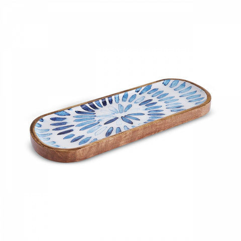 Karaca Home Mango Serving Platter, Blue
