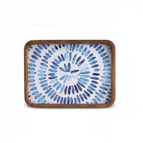 Karaca Home Mango Marin Tray Blue 35cm