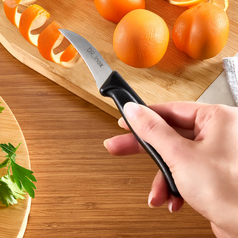 Dr. Inox Black Paring Knife 17cm