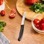 Dr. Inox Schwarzes Tomatenmesser 22cm