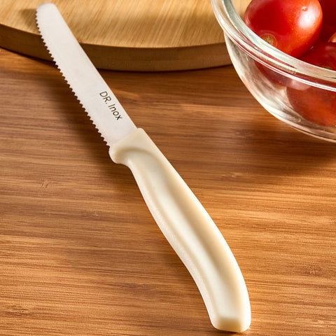Dr. Inox Cremefarbenes Tomatenmesser 22cm