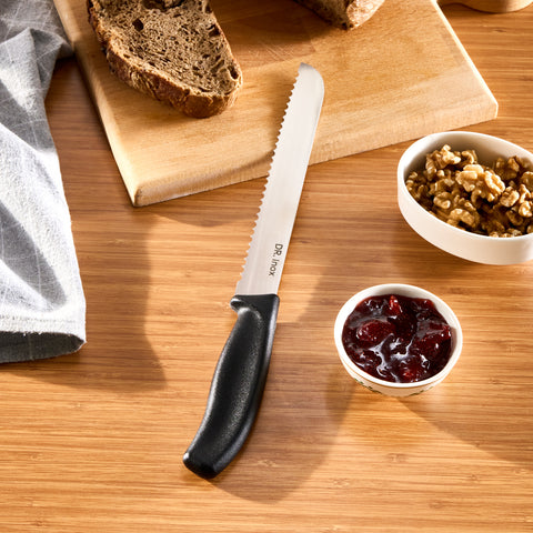 Dr. Inox Brotmesser 32cm, Schwarz