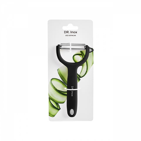 Dr. Inox Gerader Sparschäler, Schwarz