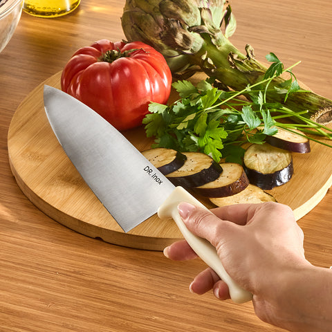 Dr. Inox Kochmesser 33cm, Creme