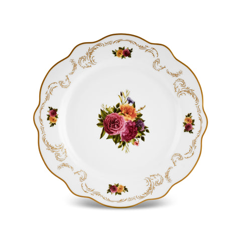 Karaca Forever Bone Antique Gold 26-teiliges Frühstücksset