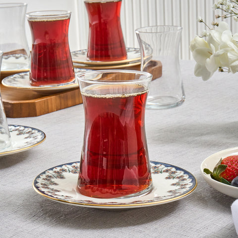 Karaca Florus 12-teiliges Teeservice für 6 Personen
