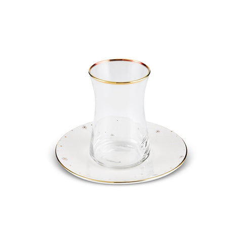 Karaca Fleur 12-Teiliges 6-Personen Tee-Set