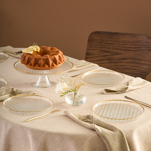 Karaca Rattan Gold 7-teiliges Kuchenset