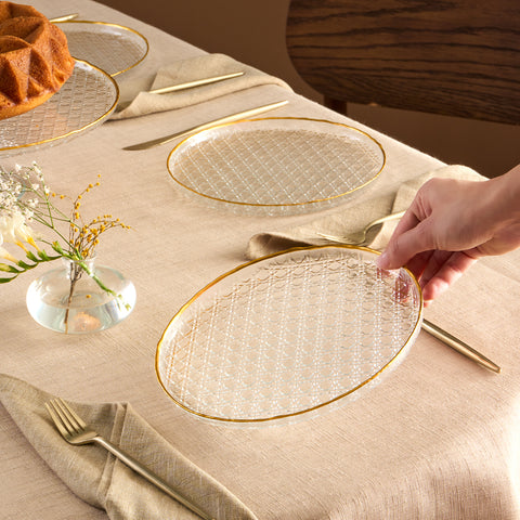 Karaca Rattan Gold 7-teiliges Kuchenset