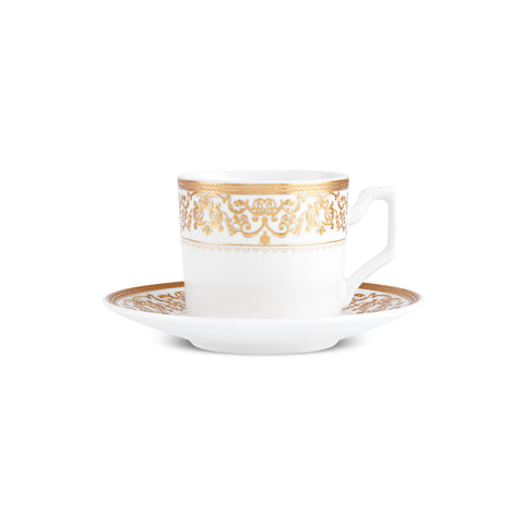 Karaca Nur Coffee Cup Set for 6 People, 100 ml