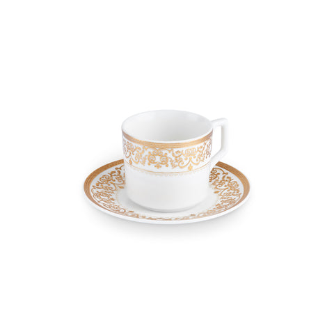 Karaca Nur Coffee Cup Set for 6 People, 100 ml