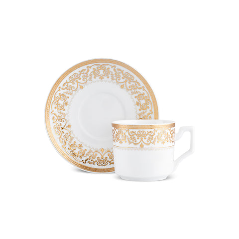 Karaca Nur Coffee Cup Set for 6 People, 100 ml