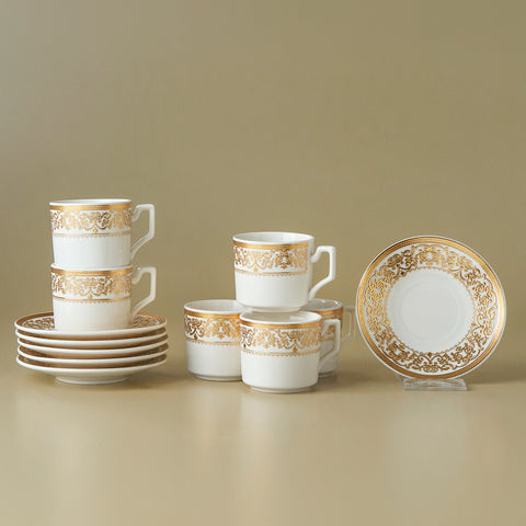 Karaca Nur Coffee Cup Set for 6 People, 100 ml