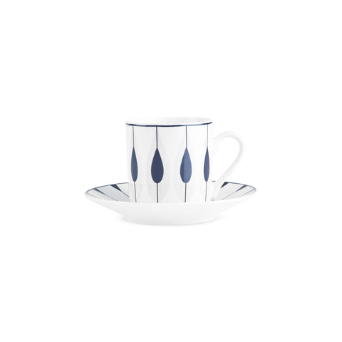 Karaca Ahenk 6 Kişilik 12 Parça Bone China Espresso Türk Kahvesi Fincan Takımı, 80 ml, Çok Renkli