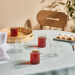 Karaca Guido 6-Piece Glass Tea Cups, 200 ml