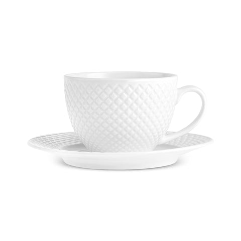 Karaca Nina Embossed Tea Cup Set for 6 Persons, 220 ml
