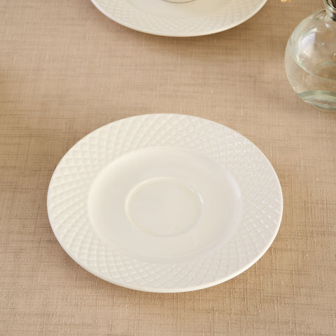 Karaca Nina Embossed Tea Cup Set for 6 Persons, 220 ml