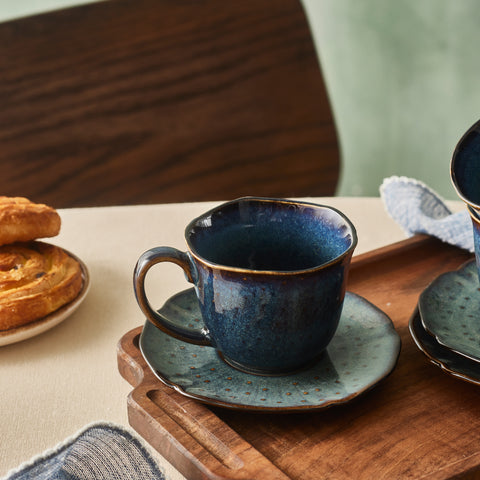 Karaca Bryggen Reactive 250 Ml Tea Cup For 6 Persons