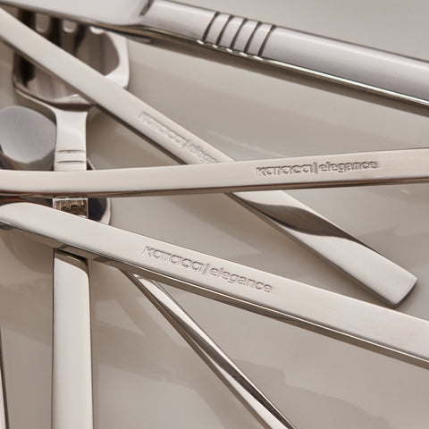 Karaca Nil Elegance Besteckset für 12 Personen, 91 Teilig