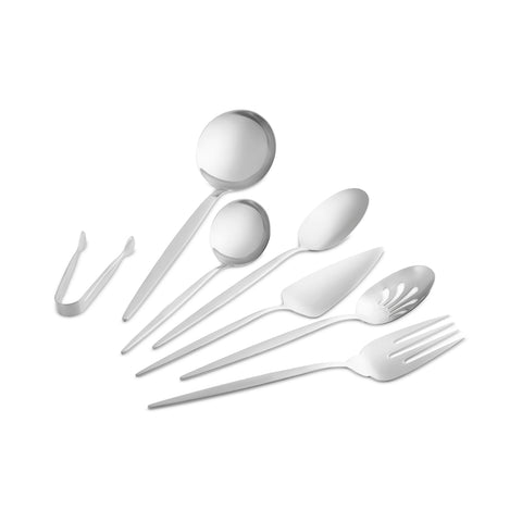 Karaca Lizbon 7-teiliges Servierset in Box, Silber