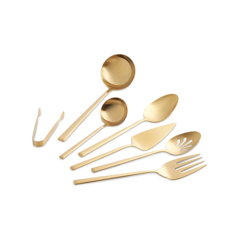 Karaca Tivoli 7-teiliges Servierset in Box, Gold