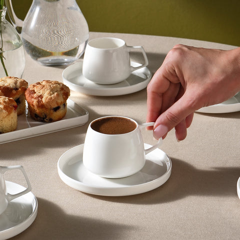 Karaca Streamline Saturn Kaffeetassen-Set für 6 Personen