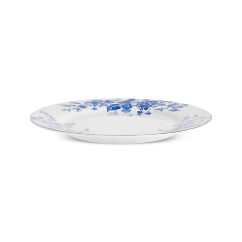 Karaca Delft 8-Piece Bone China Serveware Set for 6 People, Blue