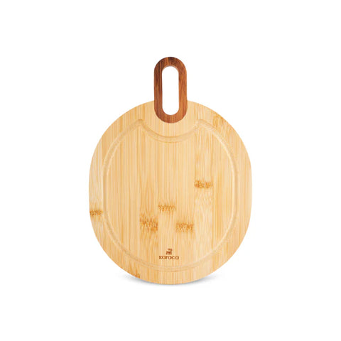 Karaca Ovelcut 2-Piece Bamboo Chopping Board Set, Wood