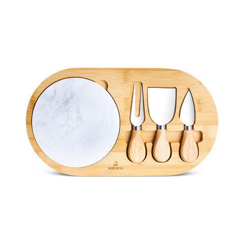 Karaca Cheesekit Bamboo Cutting Set, Colorless