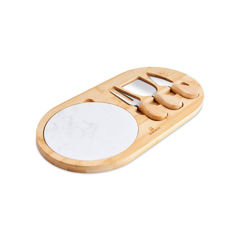 Karaca Cheesekit Bamboo Cutting Set, Colorless