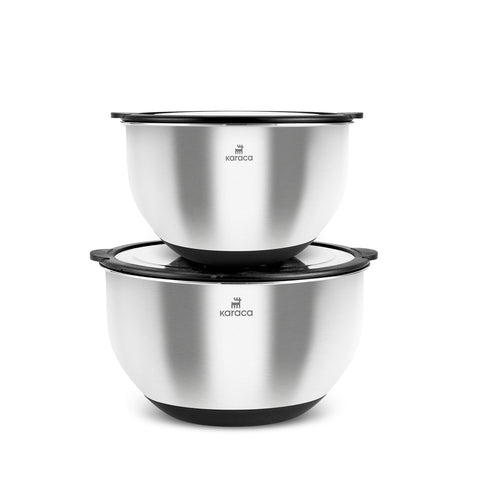 Karaca Mixmaster 2-Pack Mixing Set, Inox