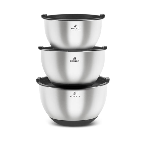 Karaca Blendbox 3-Pack Mixing Set, Inox